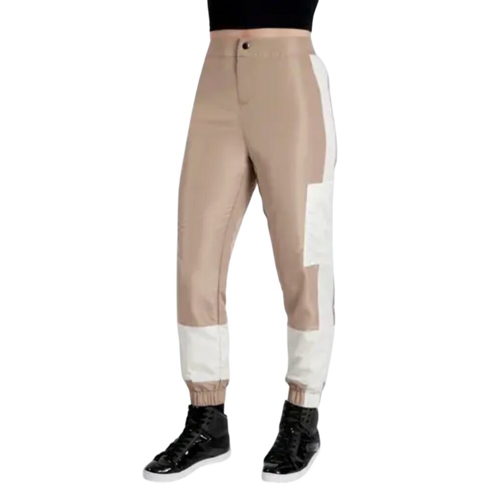 Cargo Dance Pants Khaki Tan Color Block Adult Size Medium Hip Hop Contemporary